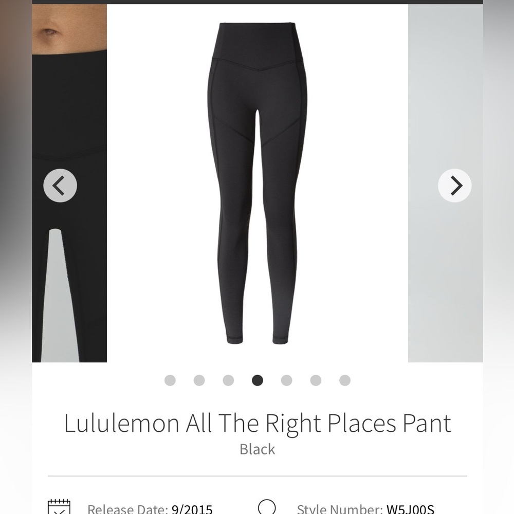Lululemon all the right places full length Leggings